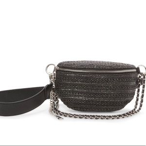 Steve Madden Marty straw belt bag fanny pack